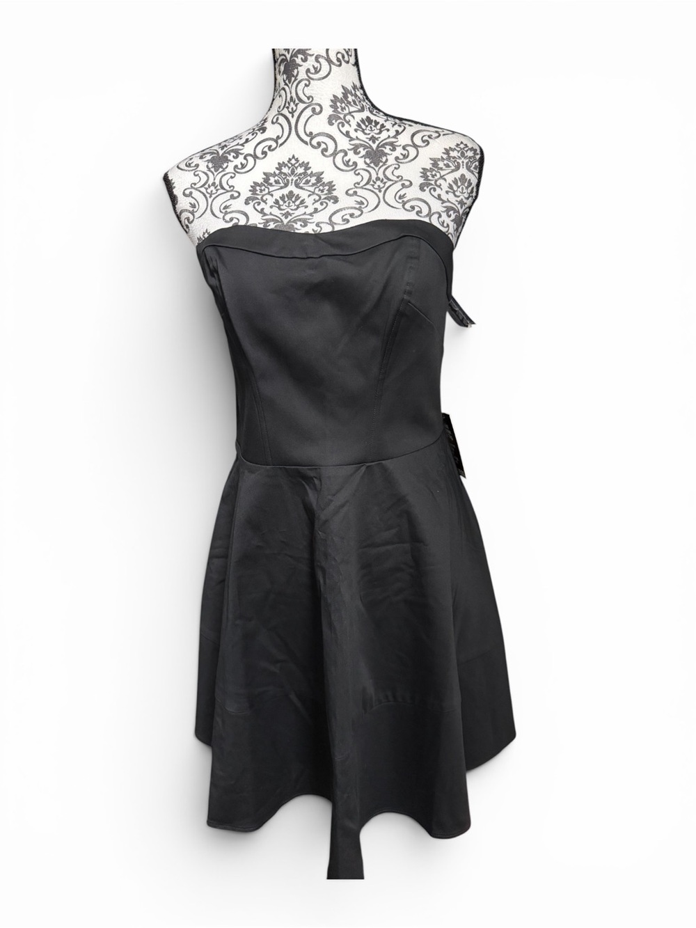 Express Strapless Fit-and-Flare Dress